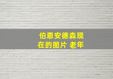 伯恩安德森现在的图片 老年